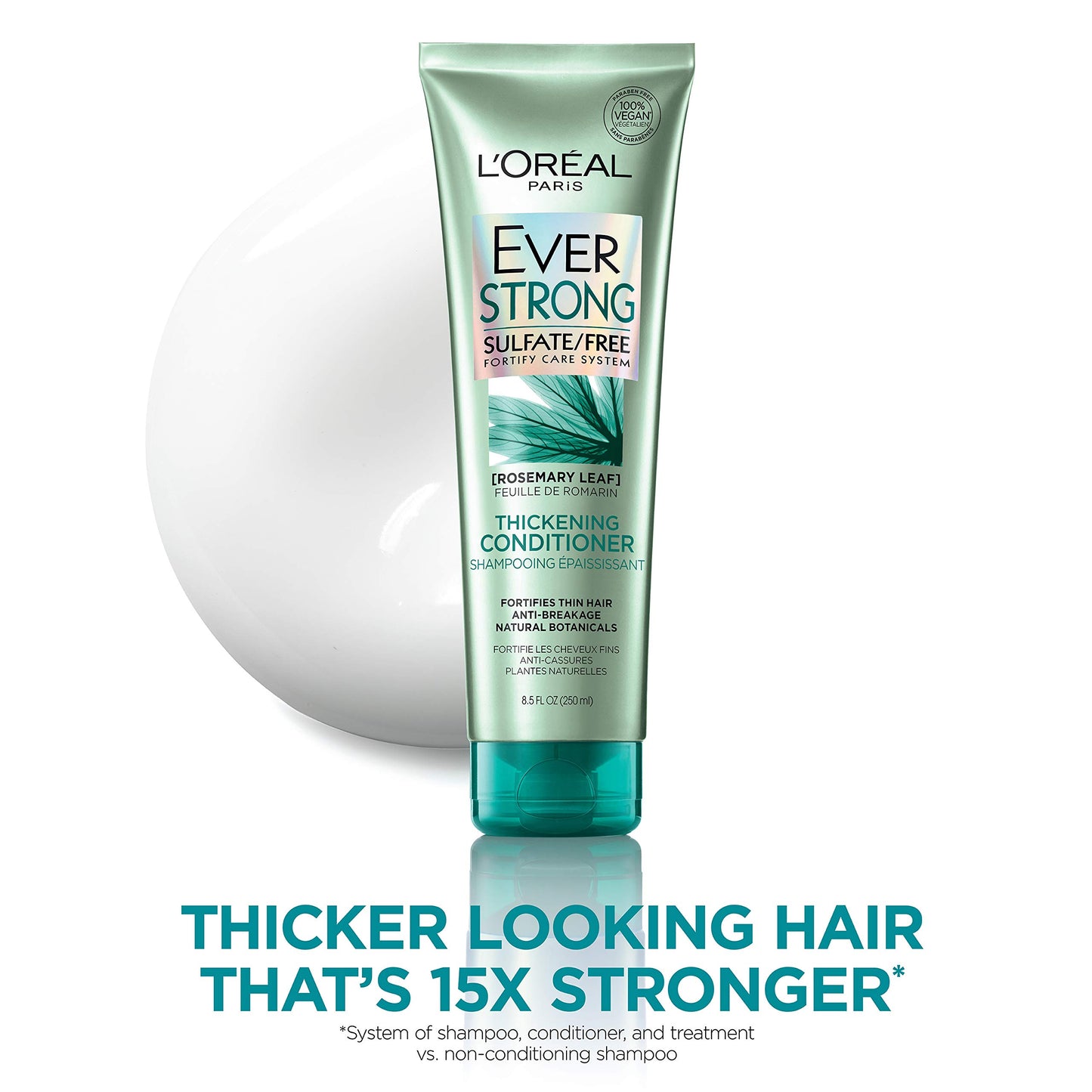L’Oréal Paris EverStrong Sulfate Free Thickening Shampoo, 8.5 fl. oz.