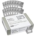 ForPro Professional Collection Expert Embossed Gel Polish Removal Wraps, Pre-Cut with Cotton Pad, Remove Gel Polish, Acrylics, & Nail Art, 4" L x 2.9"