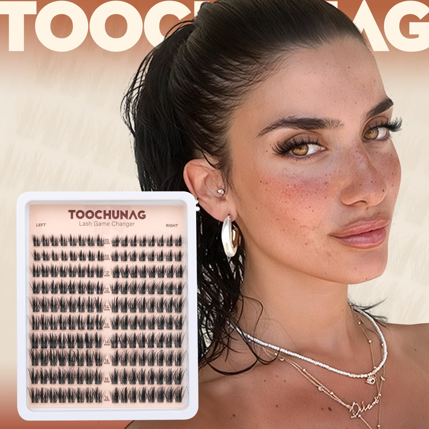 Manga Lash Clusters Spiky Eyelash Clusters Wispy Individual Lashes Extension 160pcs DIY Cluster Eyelash Extensions 10-16mm D Curly Natural Individual Beauty and Personal Care TOOCHUNAG