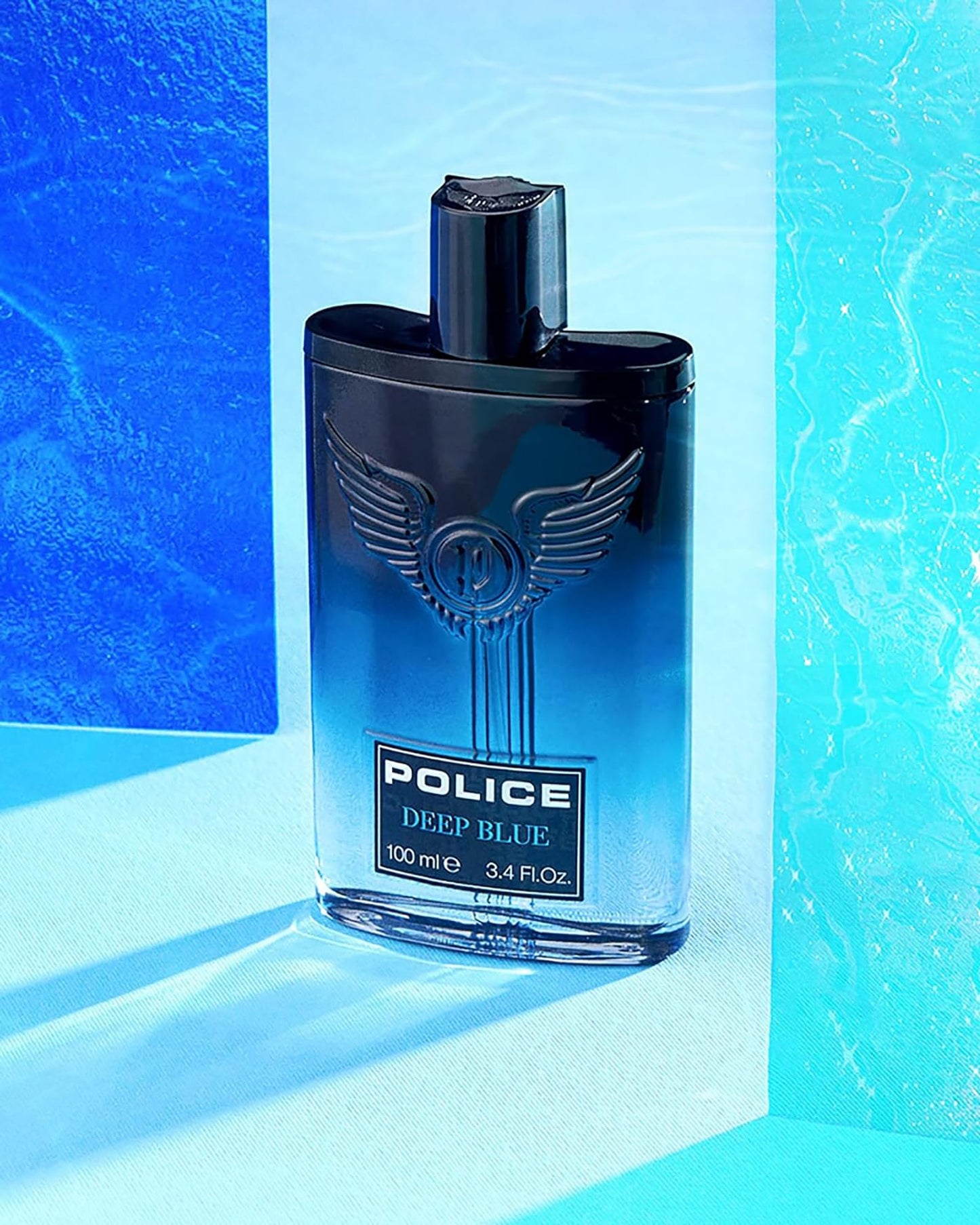 Police Deep Blue By Police - Fragrance For Men - Bold, Refreshing Scent - Top Notes Of Bergamot And Black Pepper - Middle Notes Of Orange Blossom