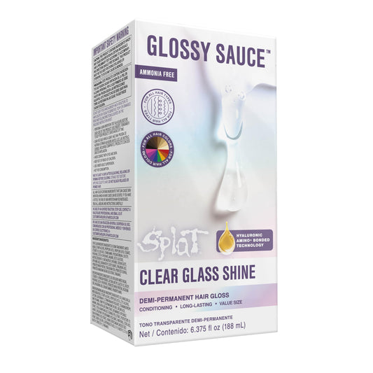 Splat Glossy Sauce Demi-Permanent Clear Gloss Hair Color