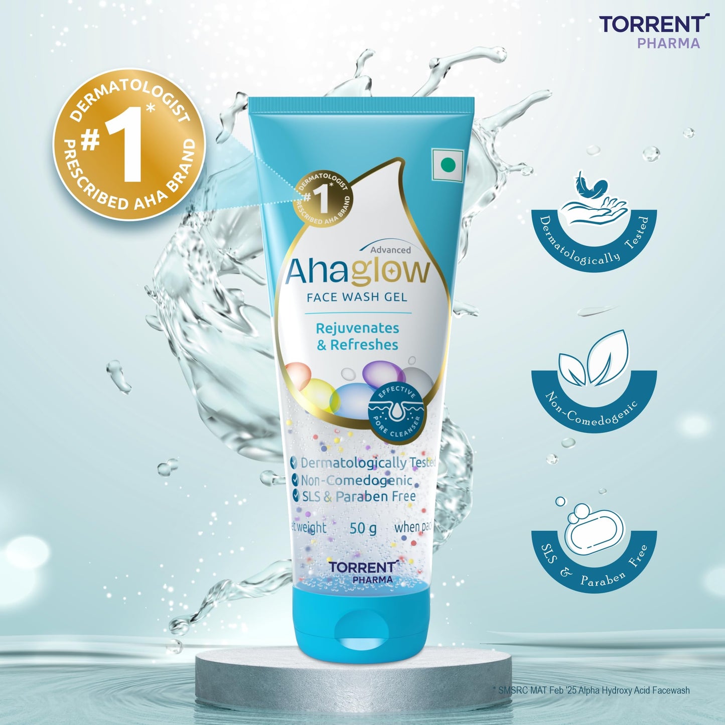 AHAGLOW FACE WASH 50GM