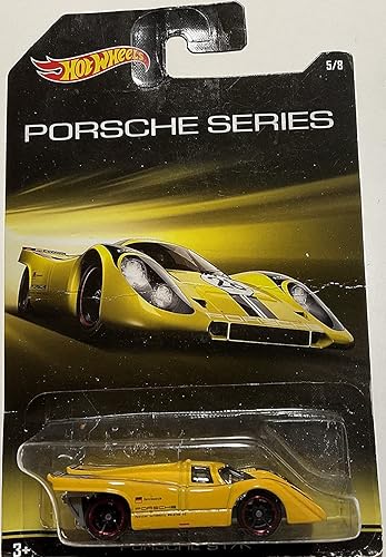 HOT WHEELS PORSCHE SERIES YELLOW PORSCHE 917K 5/8