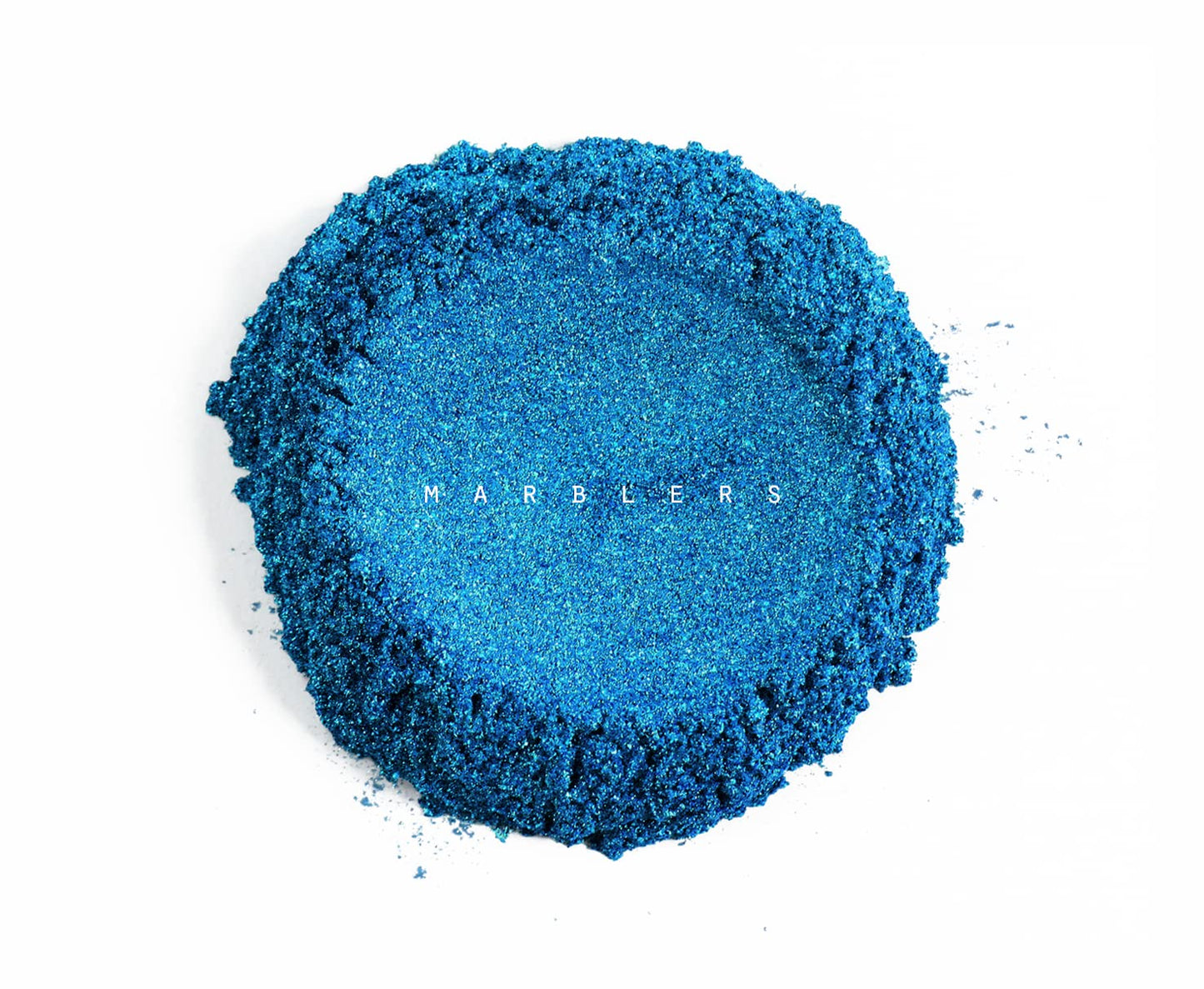 MARBLERS Chunky Natural Mica Powder [Marine Pearl] 0.11oz (3g) | Highly Pigmented | Non-Toxic, Vegan, Cruelty-Free | Eyeshadow, Body Butter, Nail