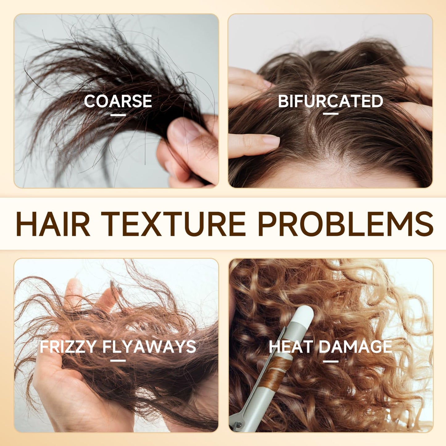 Outccogo Moroccan Argan Oil, Hair Oil for Frizzy Hair, Nourishing Smooths Moroccan Hair Oil for Frizz Control Curly Long Dry Damaged Curly Hair