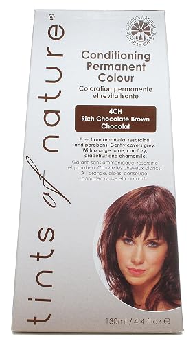 Tints Of Nature - Conditioning Permanent Hair Color 4CH Rich Chocolate Brown - 4.4 oz.
