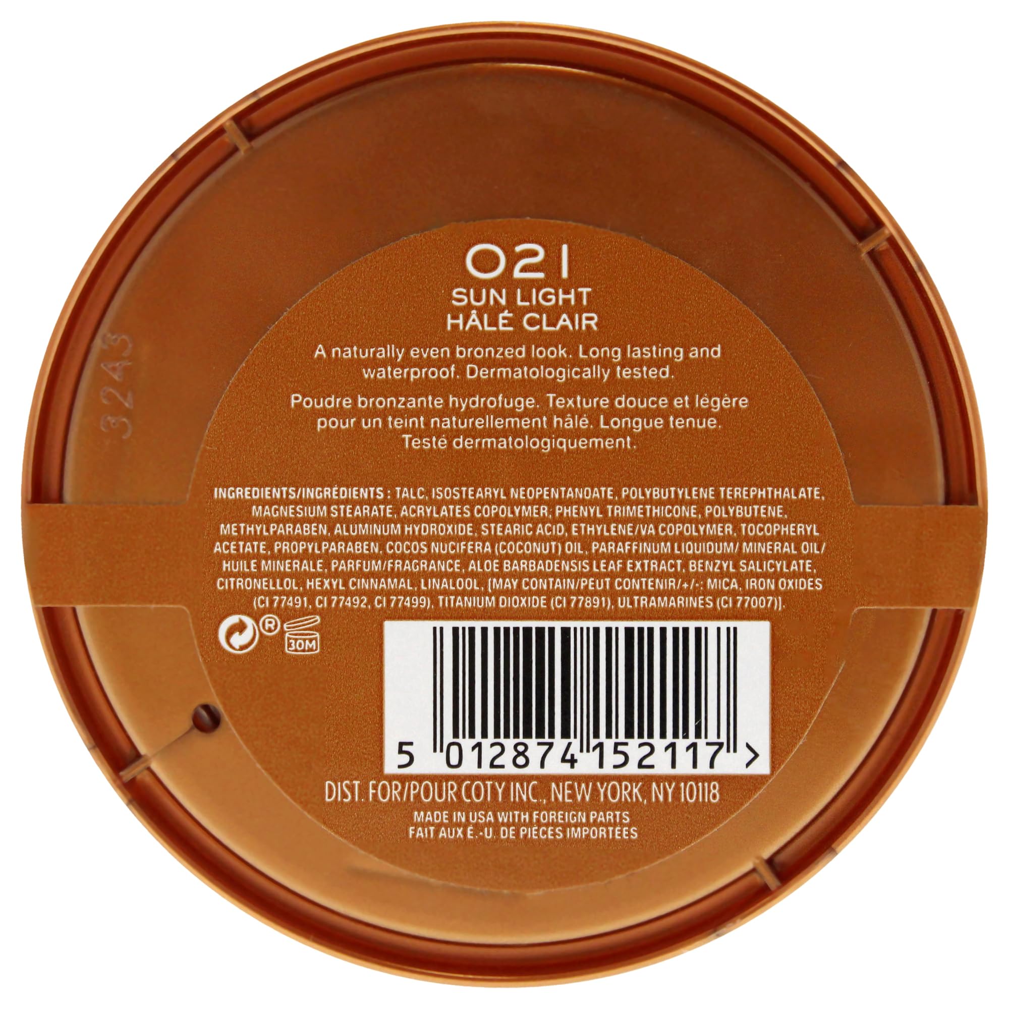 Rimmel London Natural Bronzer - Sun Light– MarvelsAura