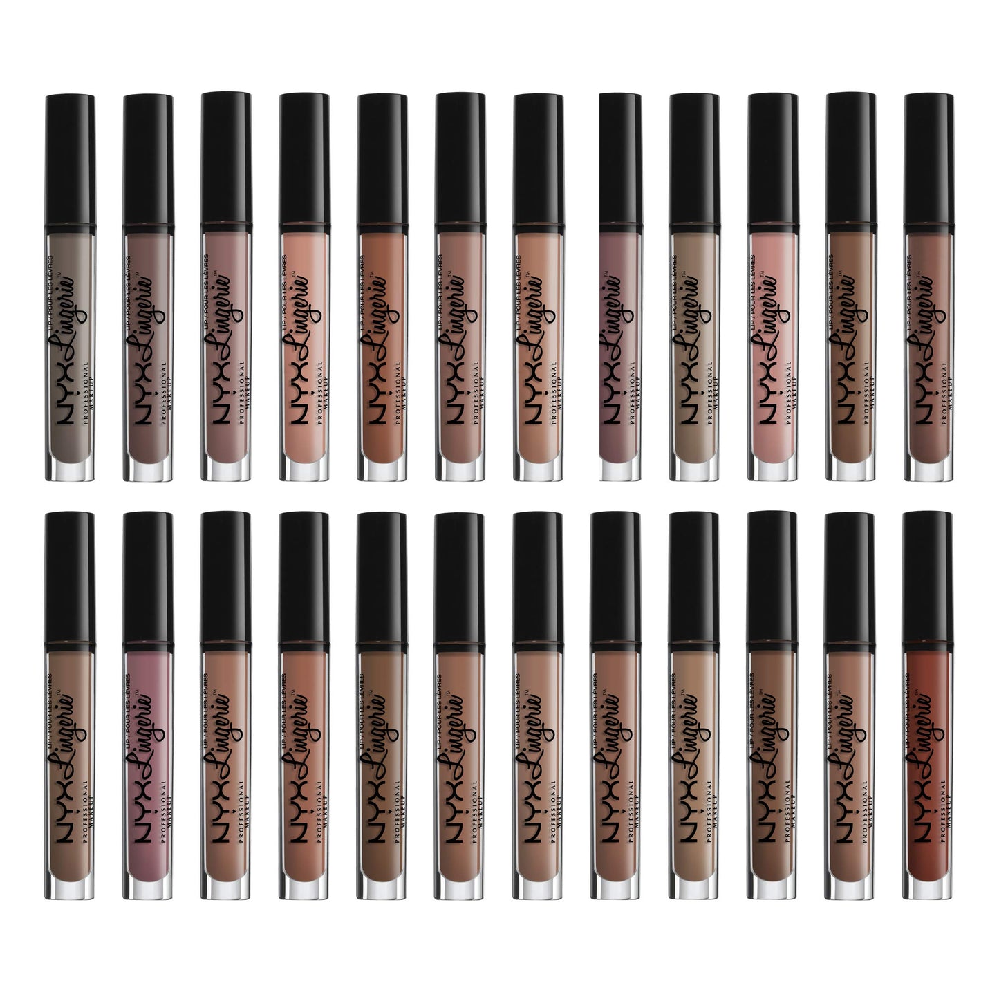 NYX PROFESSIONAL MAKEUP Lip Lingerie Matte Liquid Lipstick - Confident (Muted Plum)