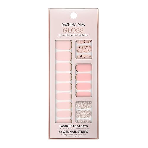 Dashing Diva Gloss Ultra Shine Gel Strips (plush sorbet)