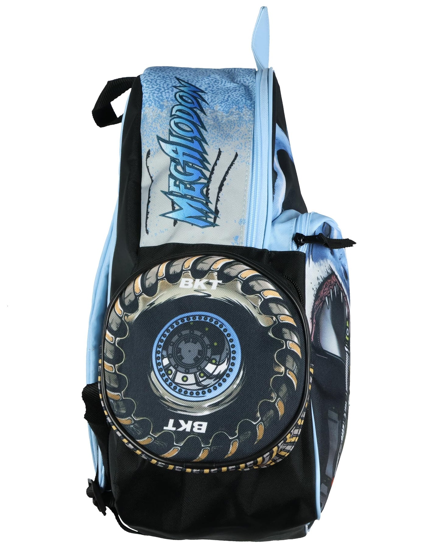 INTIMO Monster Jam Megalodon Backpack - Shark 3D Monster Truck Kids School Book Bag or Travel Daypack