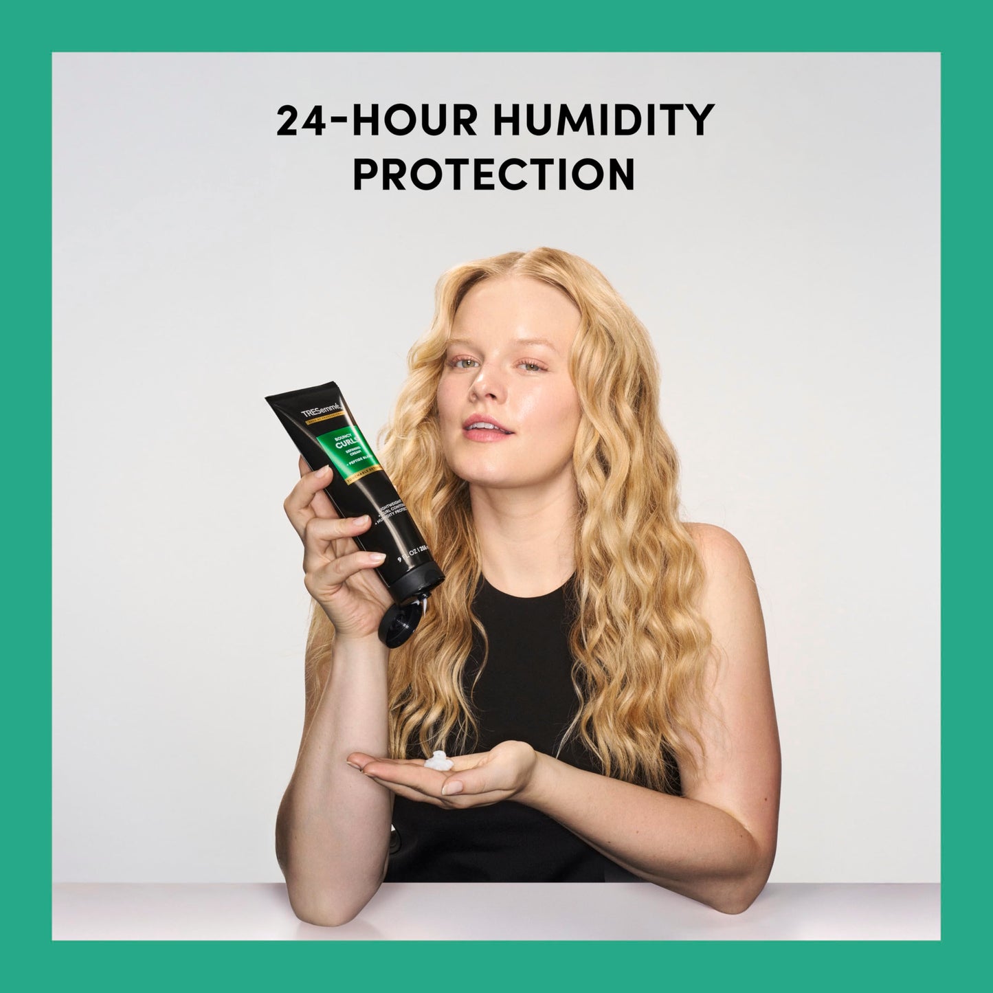 TRESemmé Defining Cream 1 ct Bouncy Curls for Lightweight + Curl Control + Humidity Protection, with Peptide Blend, 9 fl oz