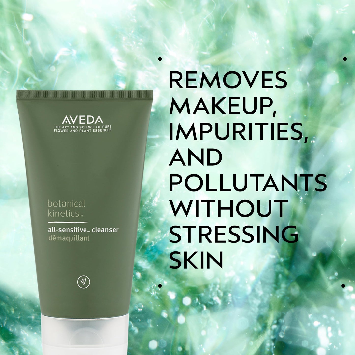 Aveda Botanical Kinetics All-Sensitive Cleaner | Gentle Facial Cleanser for Sensitive Skin | Fragrance Free | with Olive and Coconut Oil | 98%