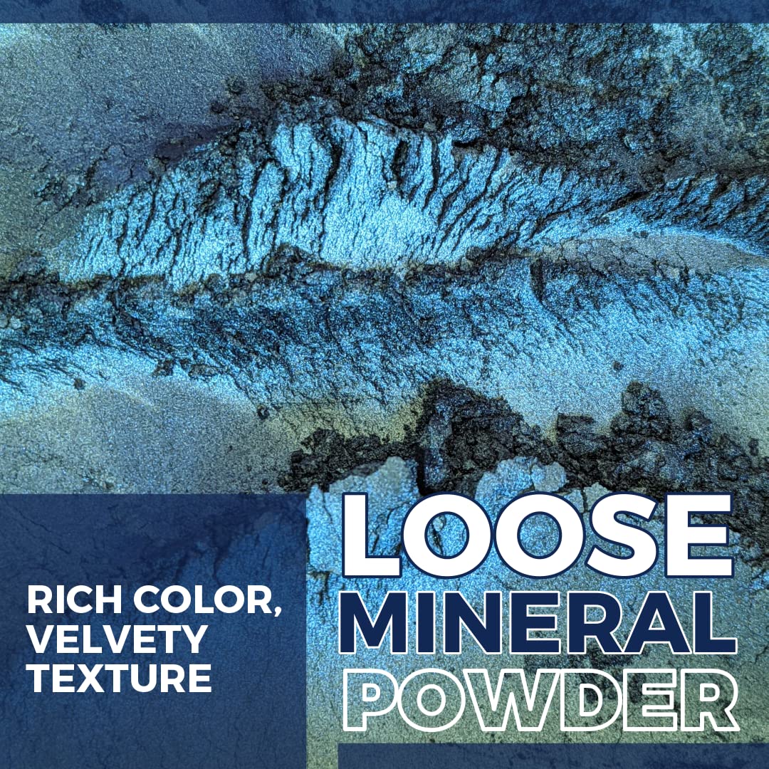 Concrete Minerals MultiChrome Eyeshadow, Intense Color Shifting, Longer-Lasting With No Creasing, 100% Vegan and Cruelty Free, Handmade in USA, 1.5