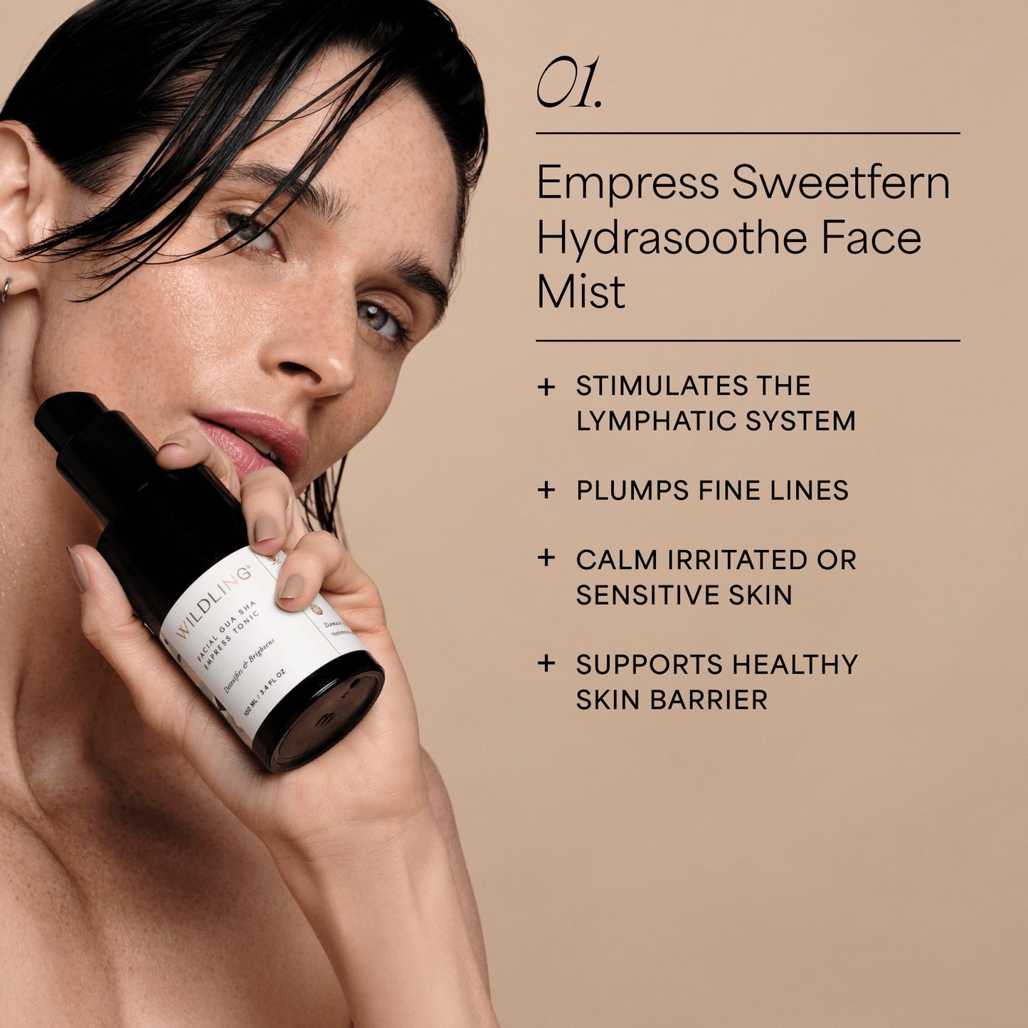 WILDLING Empress Facial Gua Sha Set I Facial Massage Tool + Facial Toner + Facial Oil to Lift, Plump, Tone + Sculpt I Patented Design 100% Authentic