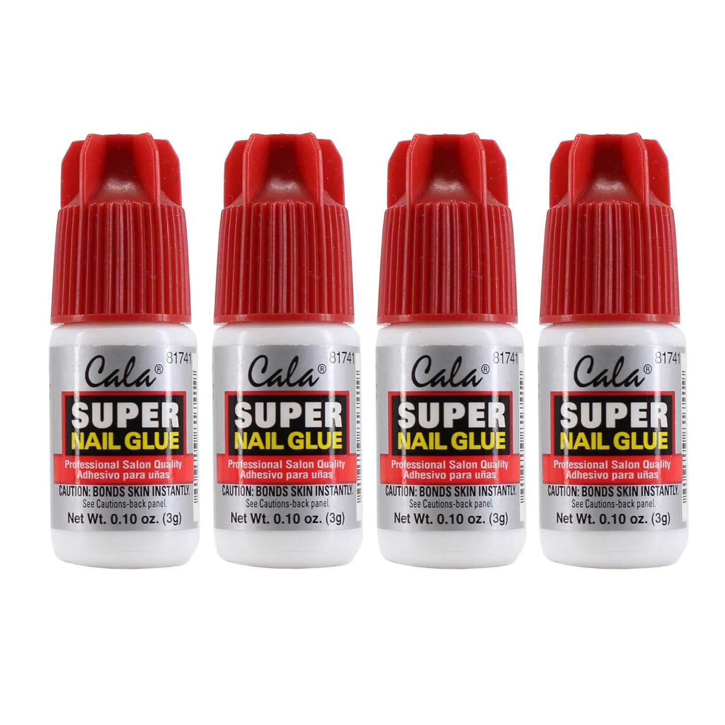 CALA Super Nail Glue - Professional Quick Dry Nail Glue Adhesive for False Nails, Tips & Art Accessories - Salon Quality Strong Hold for Natural Nail