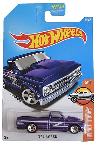 Hot Wheels '67 Chevy C10 - Purple - Hot Trucks 5/10