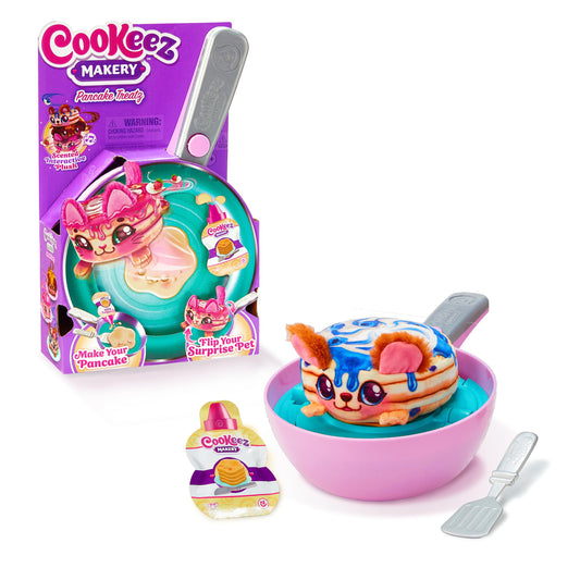 Cookeez Makery Pancake Treatz. Mix & Flip a Plush Best Friend! Place Your Pancake Mix on The Pan and Be Amazed When A Scented, Interactive Plush…