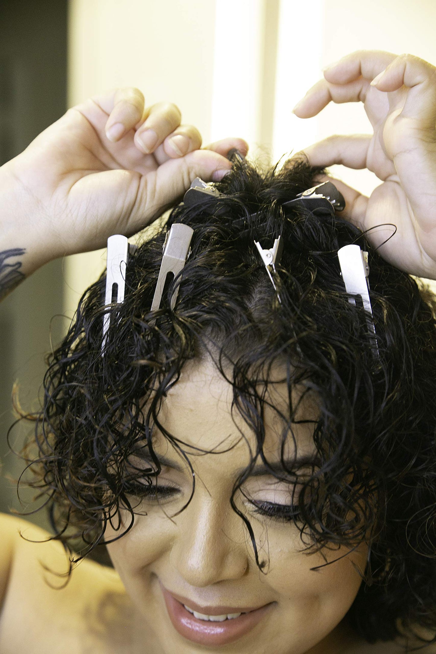 Curly Girl LARGE Root Alligator Clips, Rust Resistant, Salon or Home Use, For Curly Hair