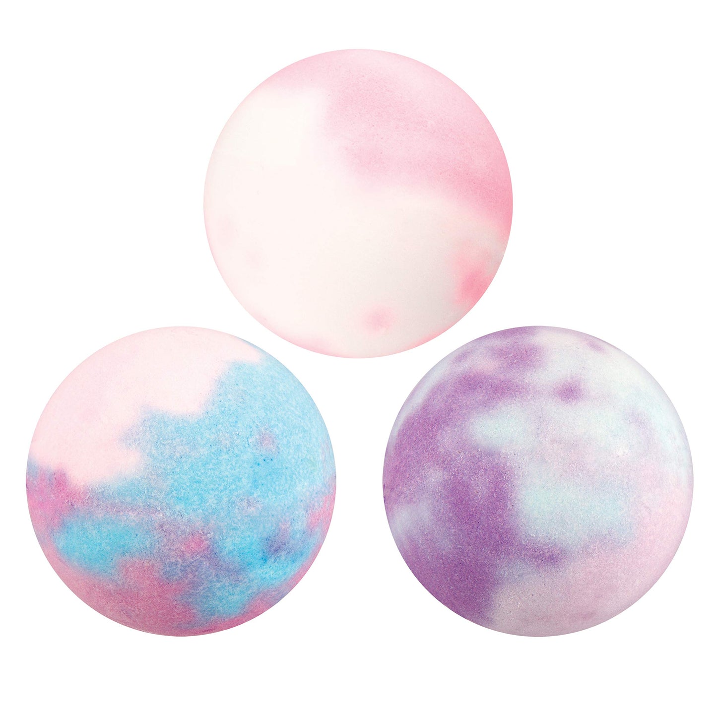 Fashion Angels Fresh Vibes Fizzy & Sweet Bath Bomb Tubes, Assorted Scents, 3 Count (styles will vary)