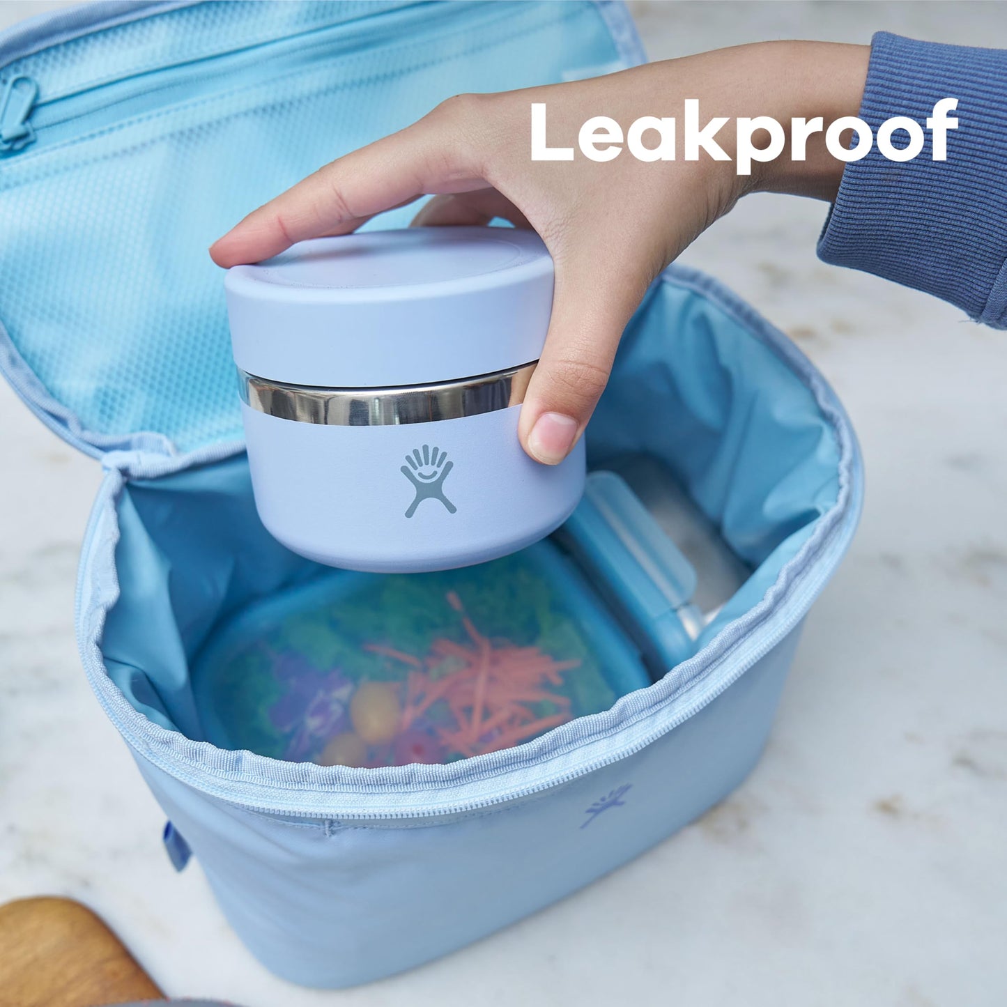 Hydro Flask Food Jar - Insulated Stainless Steel, Snack Travel Container for Hot Food & Soup 28 Oz Black