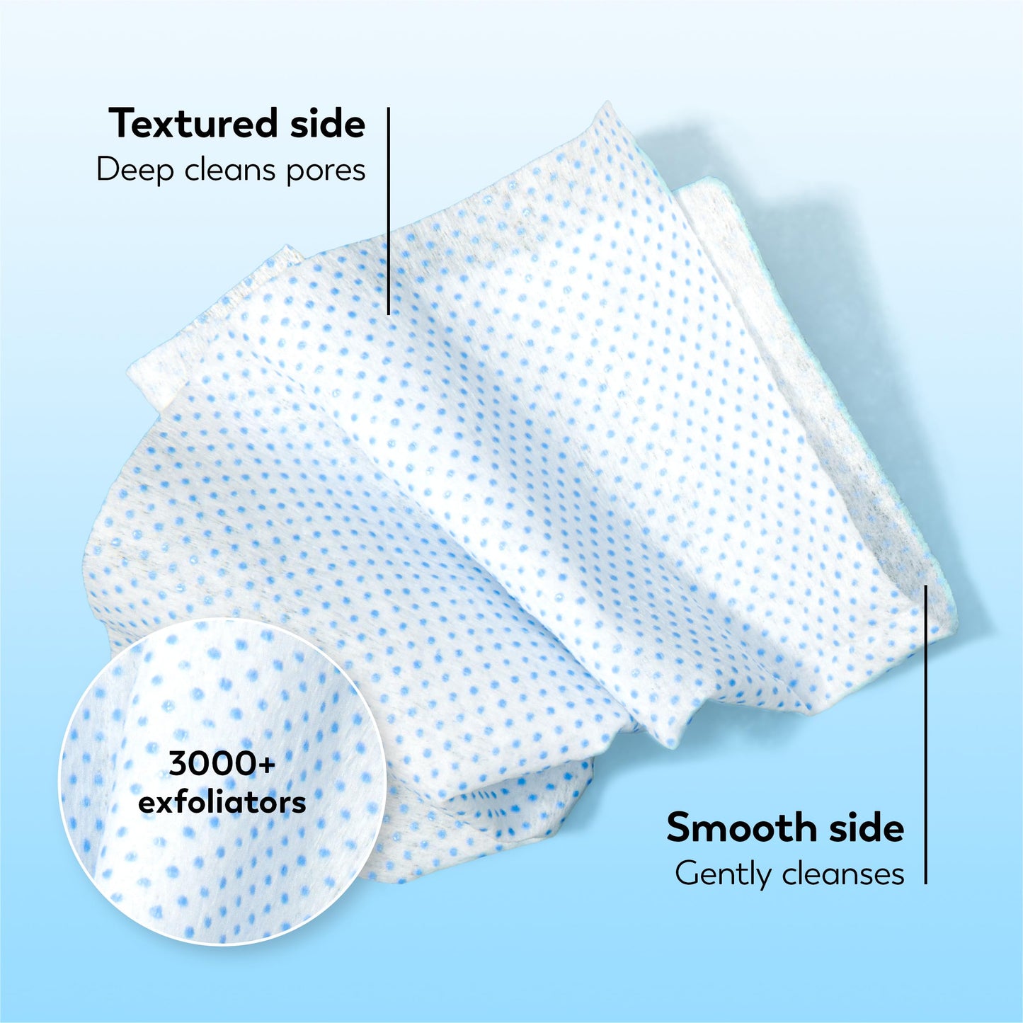 Olay Makeup Remover Wipes, Daily Facials Deep Clean Face Cleanser for Normal to Oily Skin, Alcohol & Fragrance Free, Soft Face Wash Towels, Travel