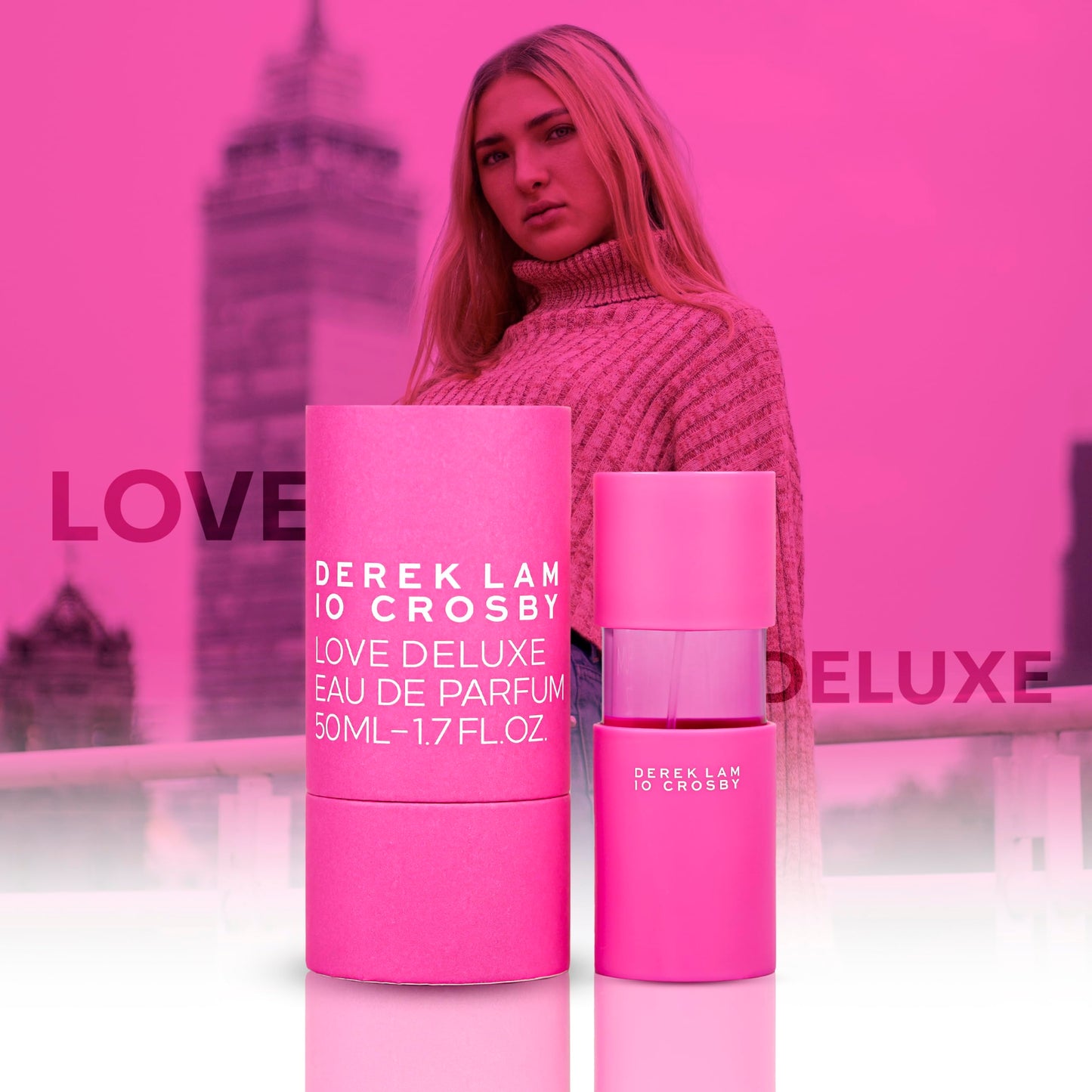 Derek Lam 10 Crosby - Love Deluxe - 1.7 Oz Eau De Parfum - A Delicate, Refreshing Fragrance Mist For Women - Perfume Spray With Floral, Woody, Musk
