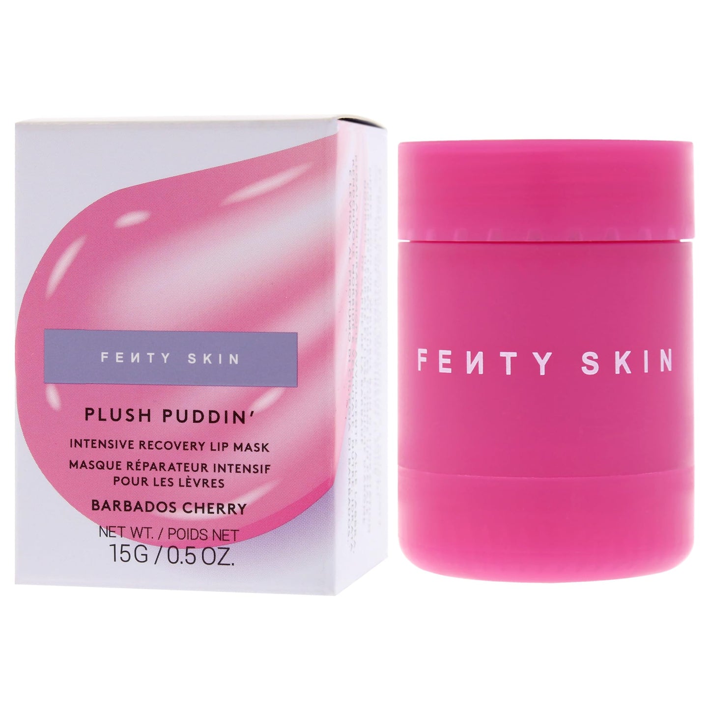 Plush Puddin Intensive Recovery Lip Mask - Barbados Cherry by Fenty Beauty for Women - 0.5 oz Lip Mask