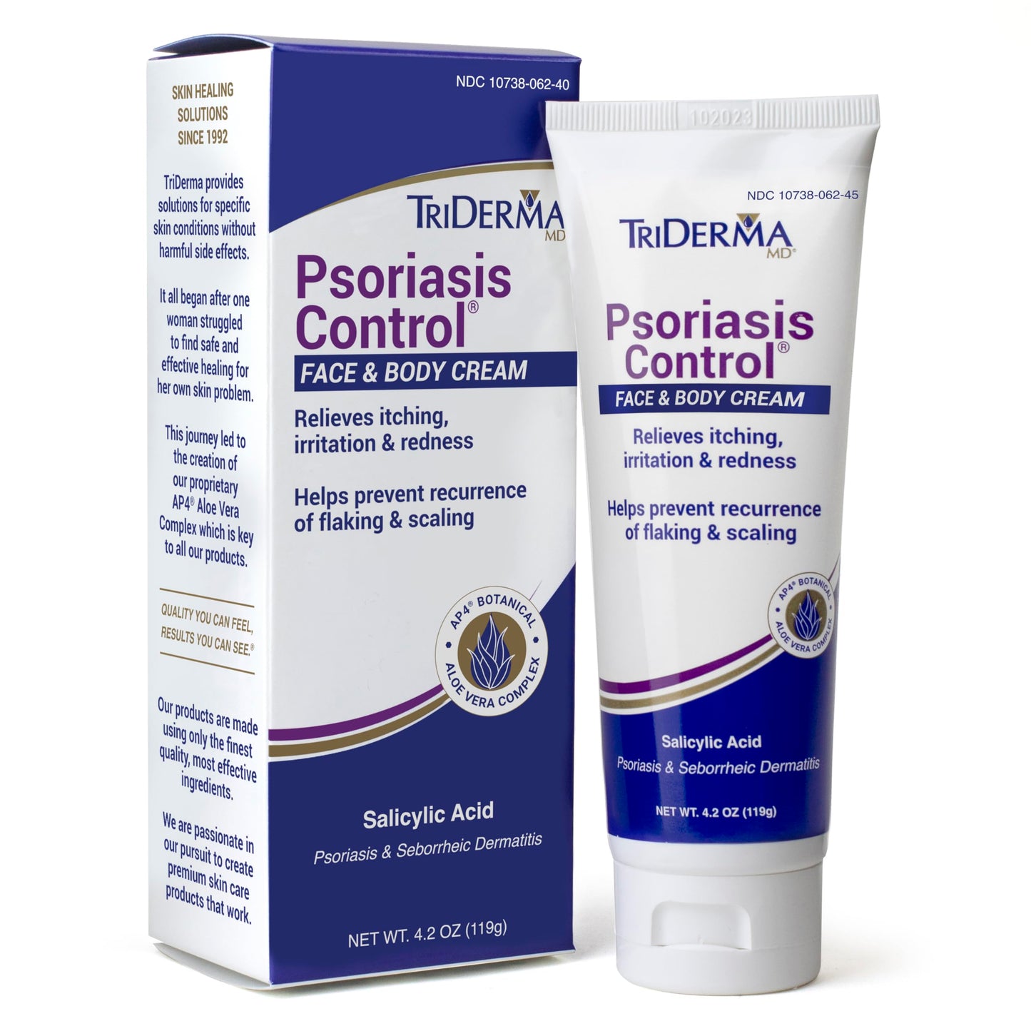 TriDerma Psoriasis Control Face and Body Cream, 4.2 Ounces
