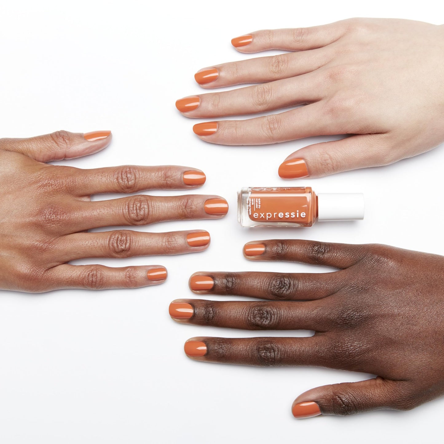 essie Expressie Nail Polish, Quick-Dry Coral Orange Nail Polish, Vegan, Strong At 1%, 0.33 fl oz Beauty & Personal Care essie