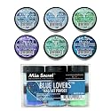 6PC Mia Secret Acrylic Nail Art Powder Collection (BLUE LOVERS) Beauty & Personal Care Mia Secret