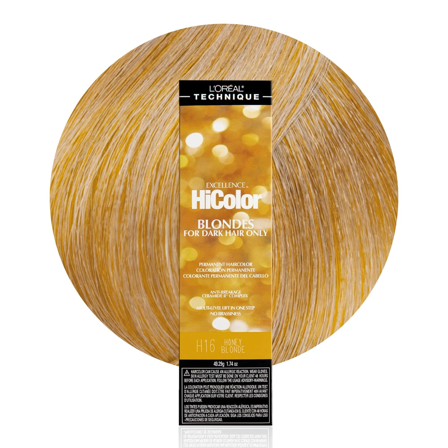 L'Oréal Technique HiColor Browns & Blondes Permanent Hair Color - Lifts Dark Hair in One Step, No Brassiness, Rich, Smooth Creme Formula, Intense Beauty and Personal Care L'OREAL TECHNIQUE Default Title