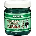 Clubman Pinaud Hair Styling Gel - Hard to Hold & High Shine Hair Gel for Men, Alcohol-Free Formula, Men's Grooming, 16 oz