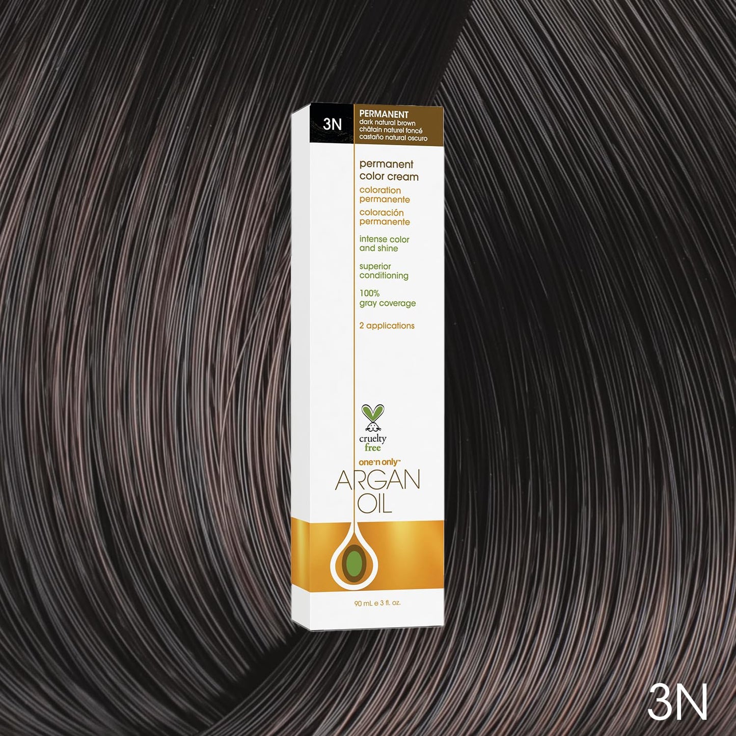One N' Only Demi Permanent Hair Color - Permanent Hair Dye Made with Argan Oil - Delivers Rich, Accurate Tones with Gray Coverage - Improves Moisture