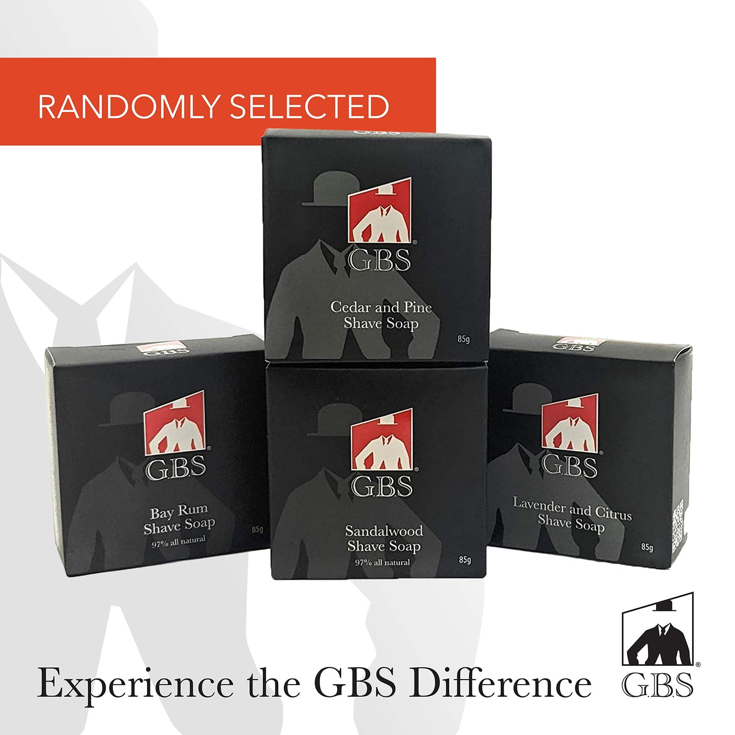 G.B.S Men's Wet Shaving Gift Set, Stainless Handle Shaving Brush, Stainless Shave Soap Bowl and Natural Shaving Soap, 3 Pieces Grooming Kit for Men Beauty and Personal Care G.B.S