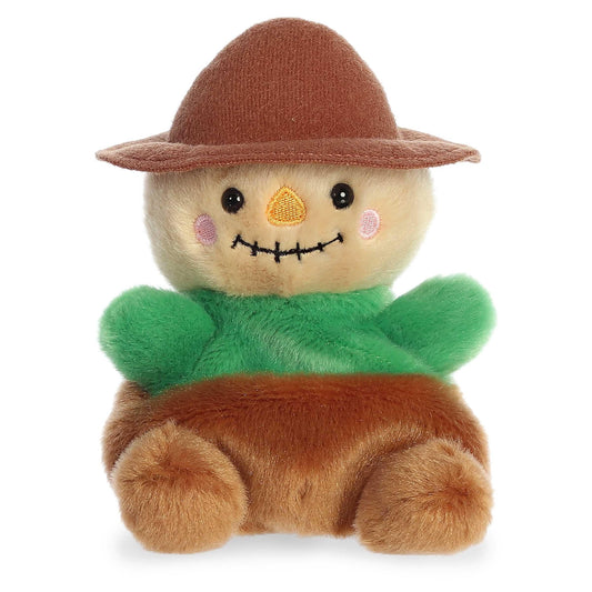 Aurora® Spooky Palm Pals™ Cornelius Scarecrow™ Stuffed Animal - Pocket-Sized Play - Collectable Fun - Multicolor 5 Inches