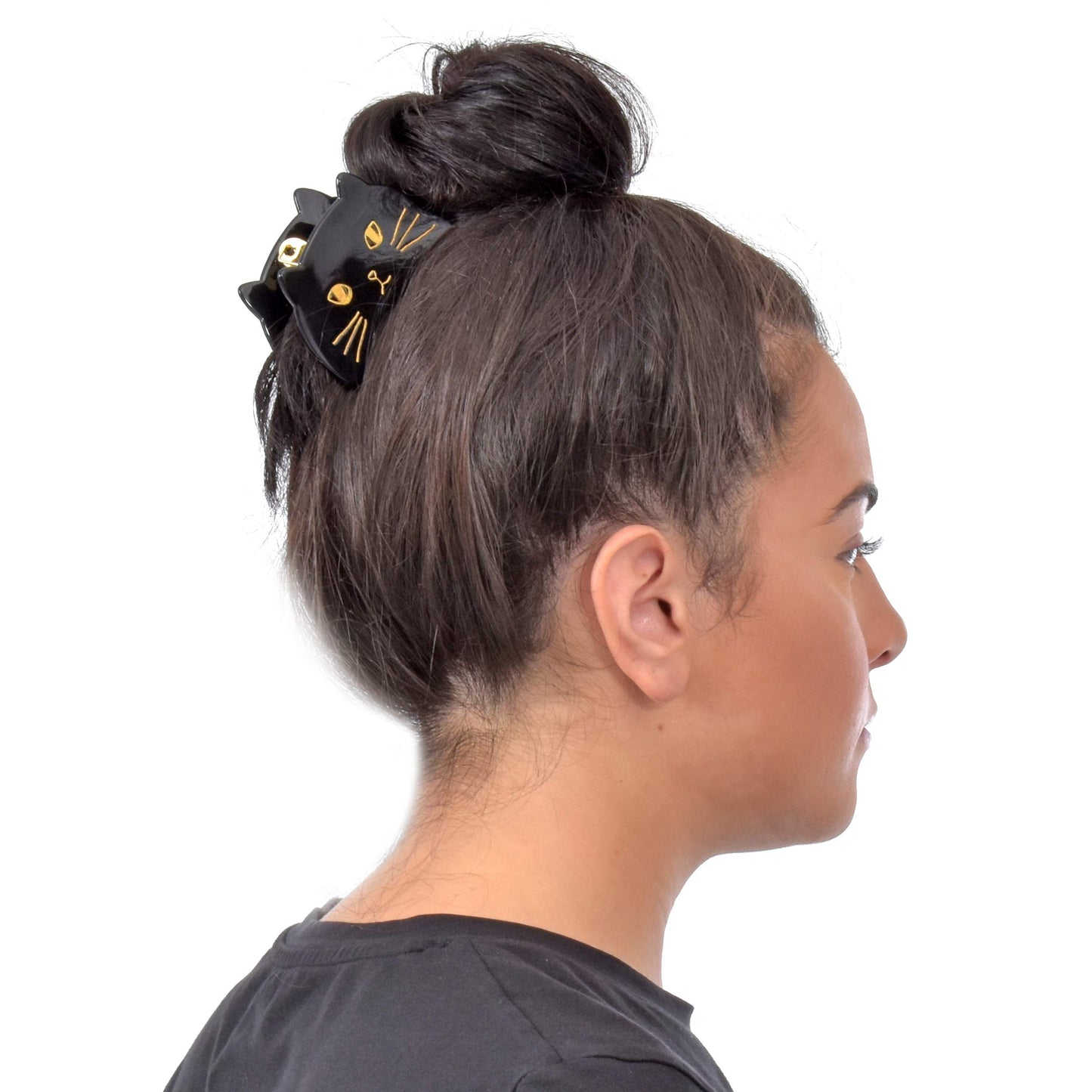 Shag Wear Women's Cat Claw Stay-In-Place Hair Clips Barettes (Black)