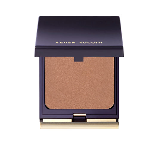 Kevyn Aucoin Sensual Skin Bronzer, Twilight - Deep (Rich terracotta warmth for deeper complexions): Get a sun-kissed glow. Cream-to-powder formula