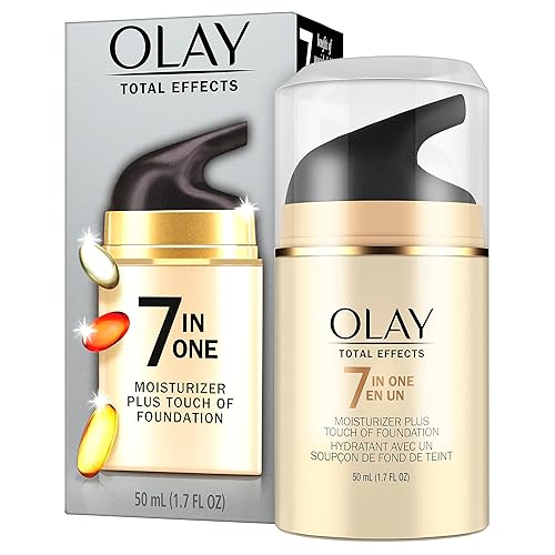 Olay CC Cream, Total Effects Moisturizer with Foundation, 7-in-1 Hydrates, Replenishes, Brightens, Evens Tone, Minimizes Look of Pores, Firms, Smooth