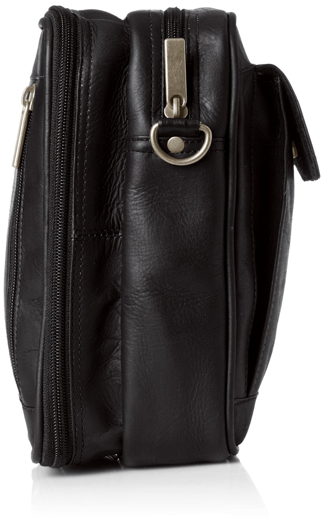 David King & Co. Male Bag with Organizer Inside, Black, One Size