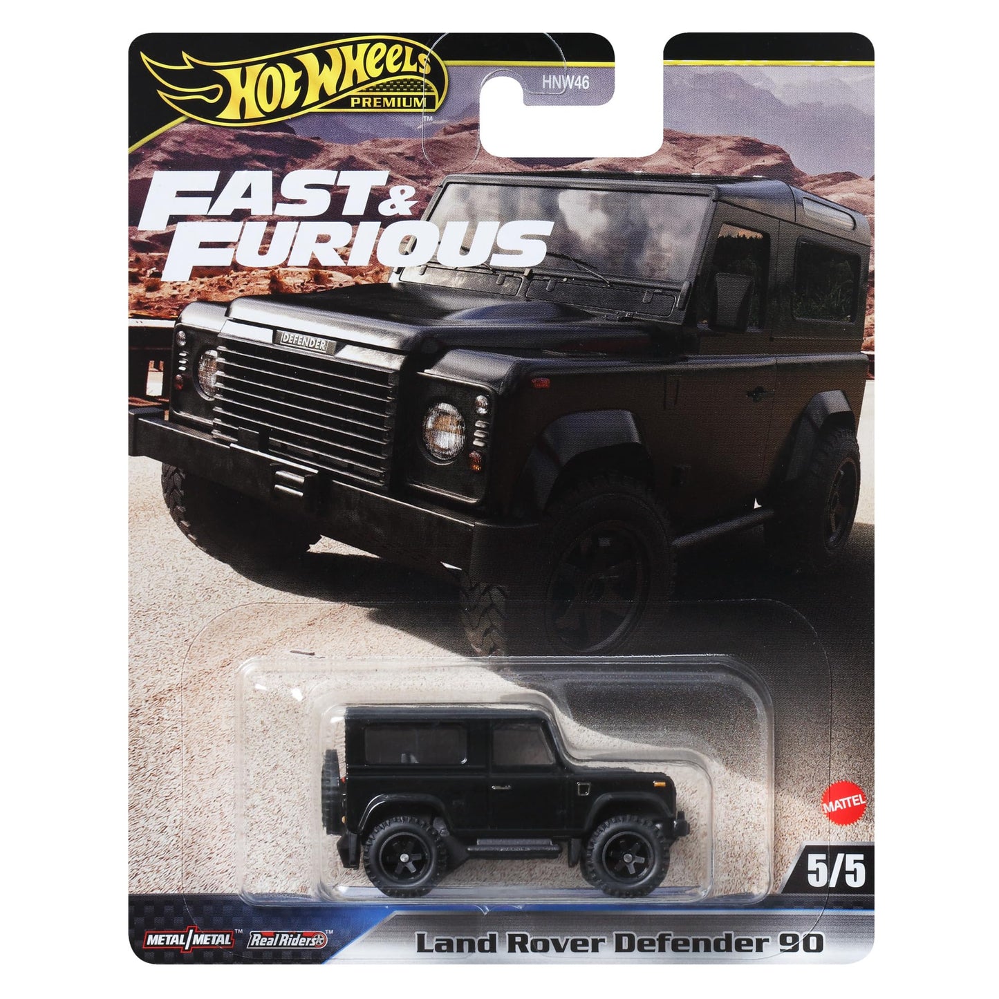Hot Wheels Collector Vehículo de Colección Land Rover Defender 90