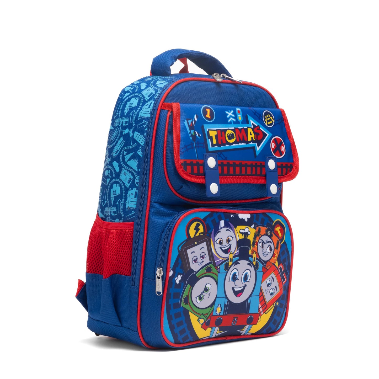 Ruz - Thomas and Friends Large School backpack with Padded Back and Adjustable Straps, Blue, A28253