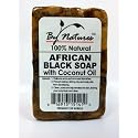 By natures Natural African Black Soap (Coconut oil)
