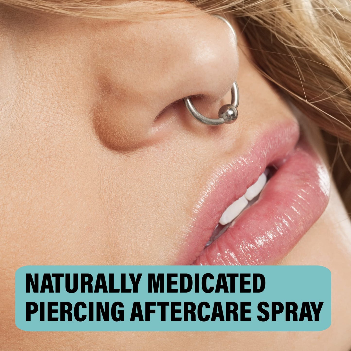 BASE LABORATORIES Piercing Aftercare Spray 4oz | Saline Spray for Piercings | Ear Piercing Cleaner Spray | Saline Solution for Piercings | Piercing Beauty and Personal Care BASE LABORATORIES
