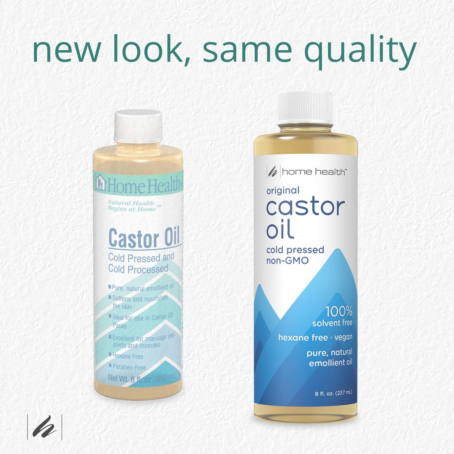 Home Health Original Castor Oil, Promotes Healthy Hair And Skin, Natural Skin Moisturizer - Pure, Cold Pressed, Non-GMO, Hexane-Free, Solvent-Free