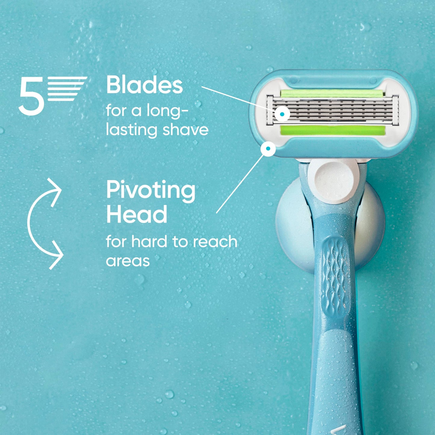 Gillette Venus Extra Smooth 4 count, plus Gillette Venus Extra Smooth Sensitive 2 count, 5-Bladed Women's Razor Blade Refills Beauty and Personal Care Gillette Venus