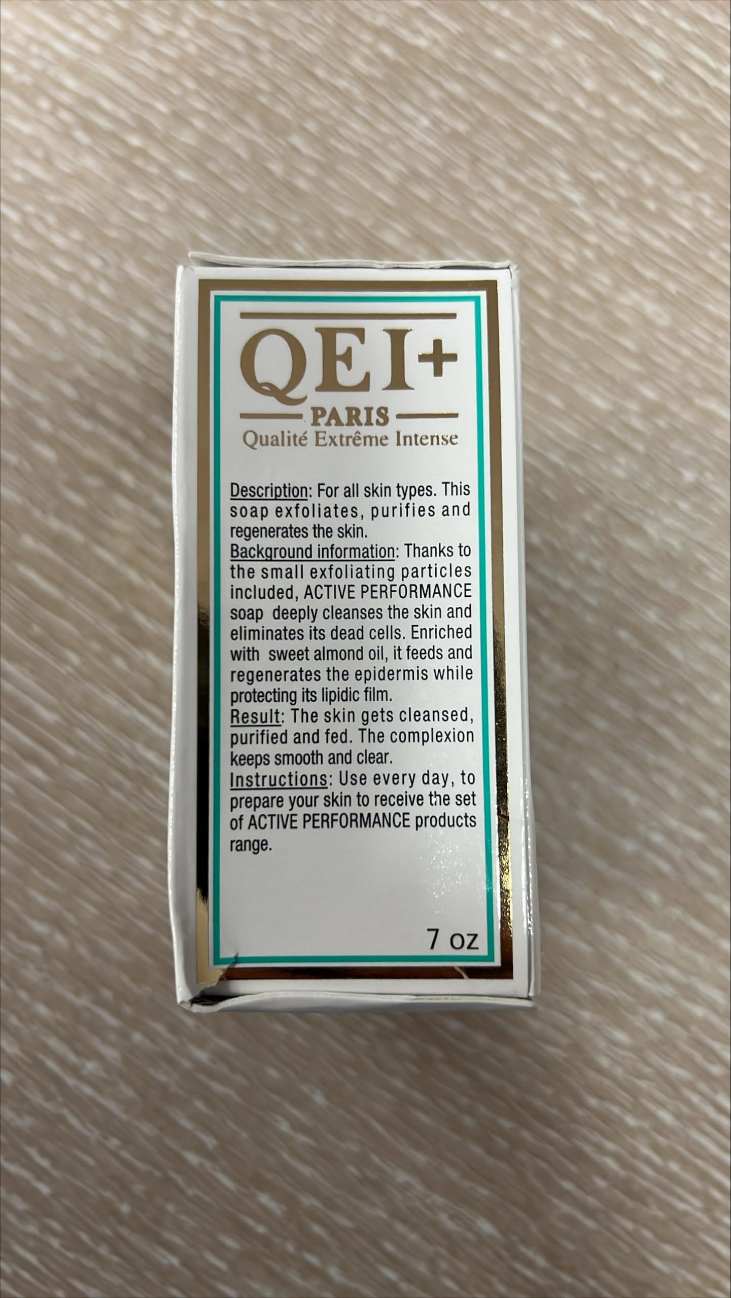 QEI+ Active Performance Multi Action Soap 200g by QEI+ Paris Beauty & Personal Care QEI+