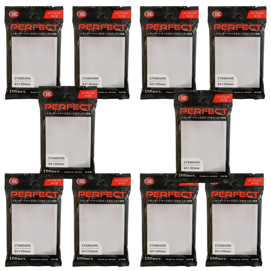 KMC 100 Karte Barriere Perfekte Größe (10 Packungen/Gesamt 1000)