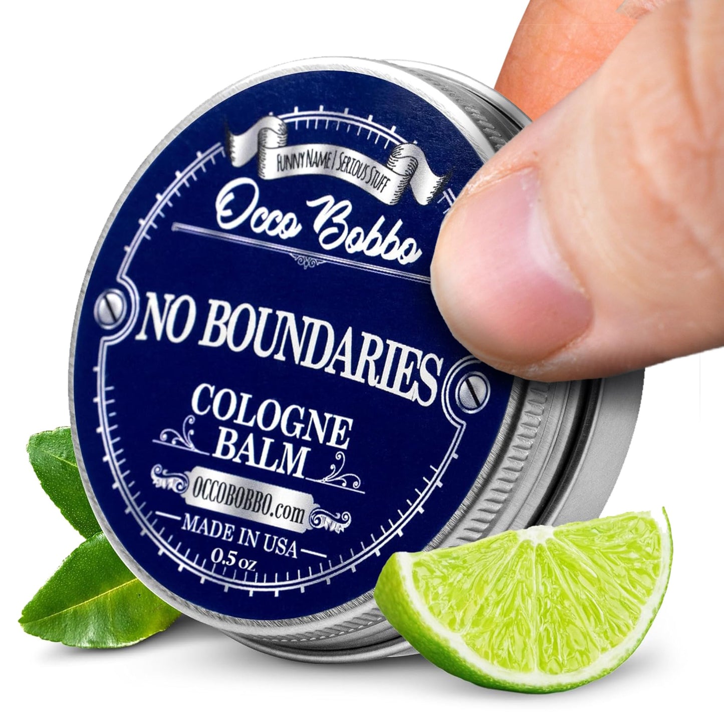 Handy Hound Occo Bobbo No Boundaries Solid Cologne - Classic and Clean Scent that Combines Woody-Fresh Musk Cedar and Citrus Notes - Made In The USA