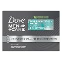 DOVE MEN + CARE Bar 3 in 1 Cleanser for Body, Face, and Shaving Blue Eucalyptus 8 Bars For Fresh, Healthy-Feeling Skin Body and Facial Cleanser More