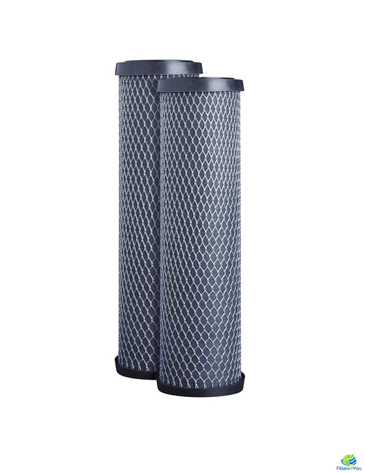 CFS – 2 Pack Carbon Water Filter Cartridges Compatible with 42-34370 Models – Under Sink or Countertop Application Replacement Filter Cartridge